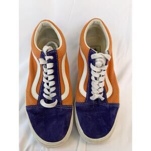 Vans Old Skool Sneakers Purple Suede toe Skater Streetwear sz 7